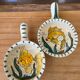 Duo de coupelles ramequin poisson Vallauris vintage Rubino