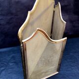 Old fire screen and accessories brass fireplace 1940 spark arrest fireplace firescreen