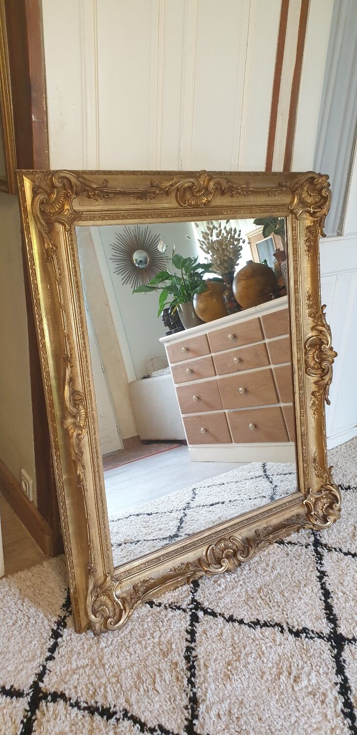 Golden mirror 116 x 97