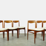 Set of 6 vintage diningchairs by Lübke (Interlübke), Germany 1960s