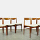 Set of 6 vintage diningchairs by Lübke (Interlübke), Germany 1960s