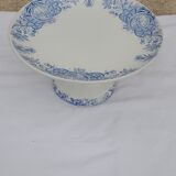 Faience compotier by Saint Amand A. Lebacqz & Bouchard model Persian diam 23.5 cm