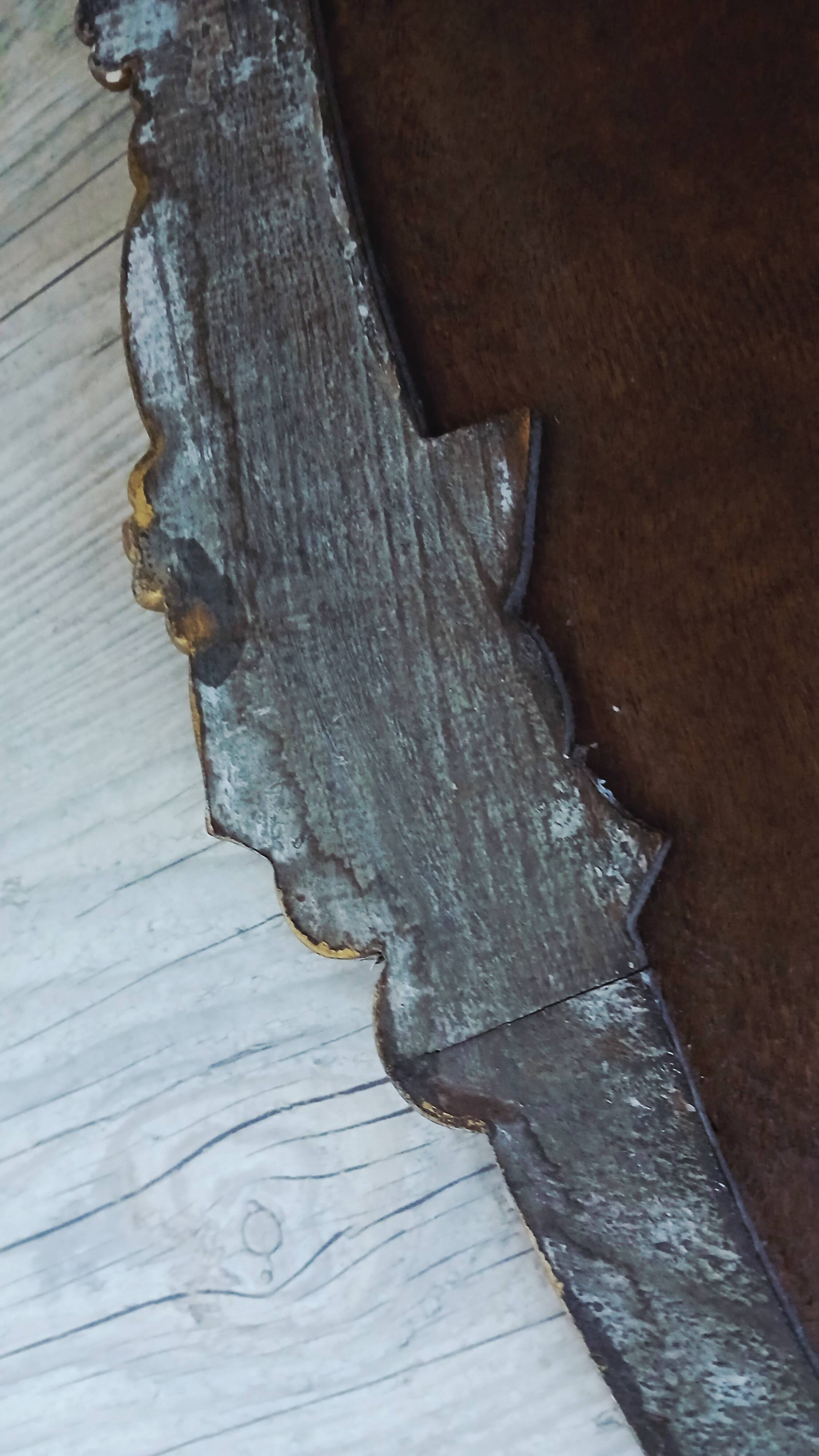 Art Deco oval mirror