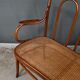 Curved beech bench, stamped J&J Kohn – Early 20th century