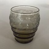 Seven brandy glasses
