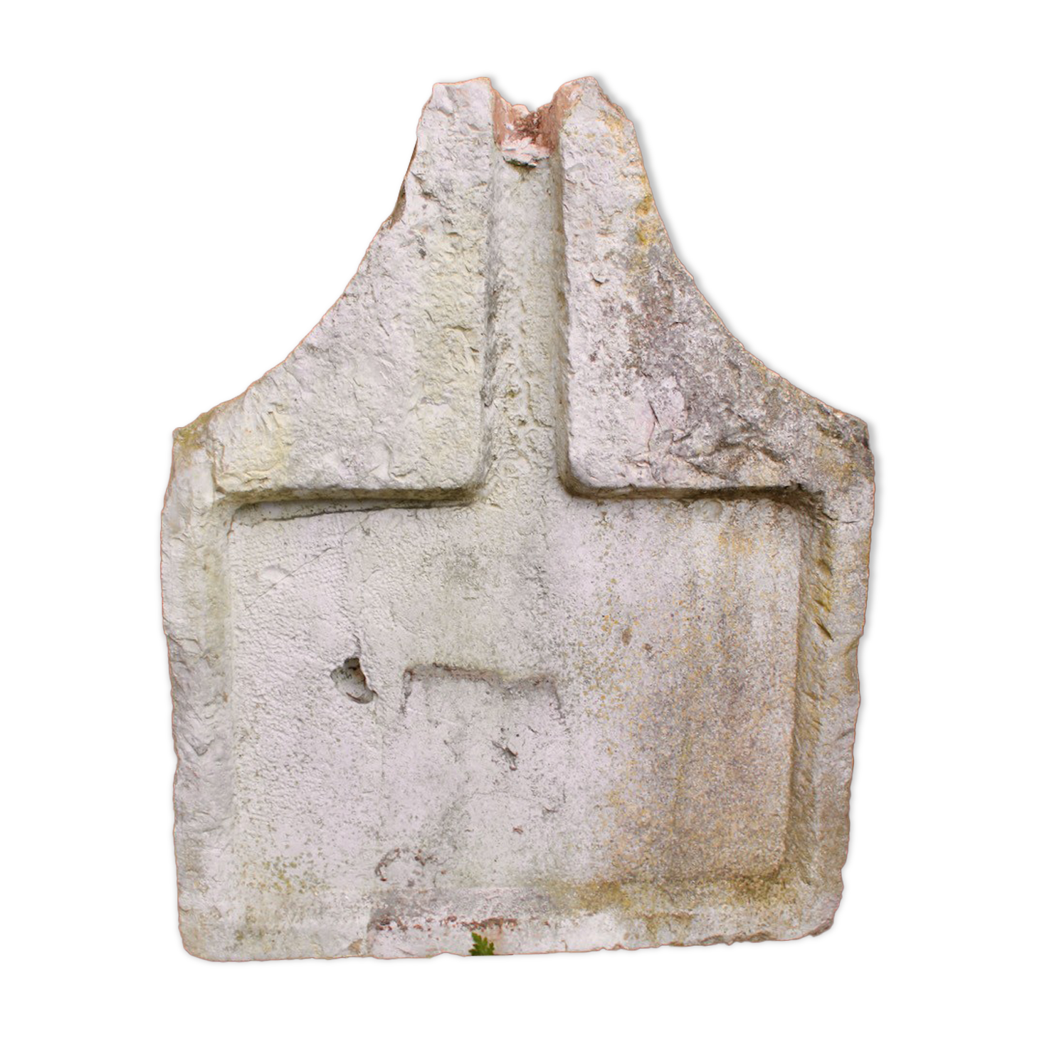 Ancient sink stone in drom stone