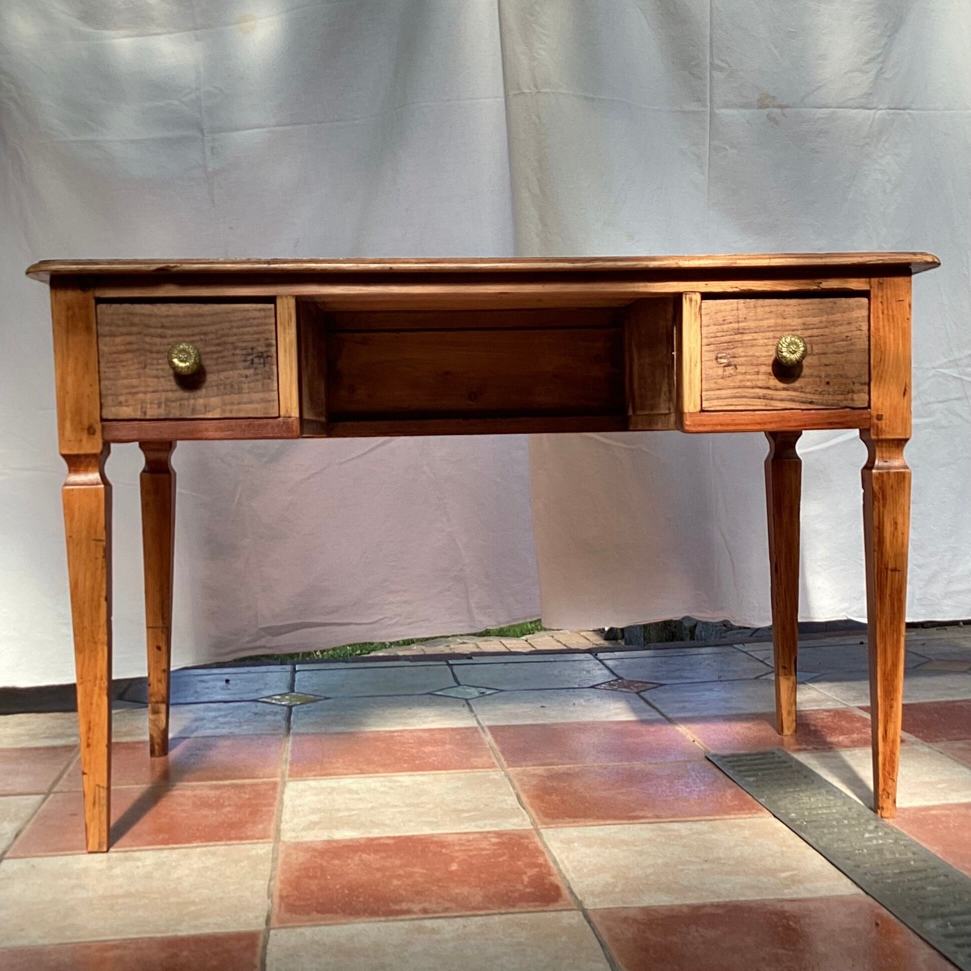 Wooden desk table around the years 1920