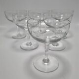 Set of 6 champagne glasses