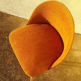 Cocktail armchair orange