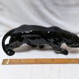 Art Deco Style Black Panther Ceramic