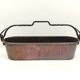 Copper planter and wrought iron handle
