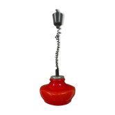 Hanging lamp in opaline, vintage