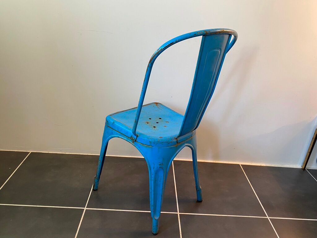 Metal chair tolix by Xavier Pauchard 1950