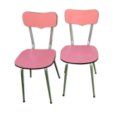 Pair of chairs formica