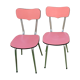 Paire de chaises  formica