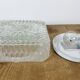 Vintage Glass Wall or Ceiling Light, 1970s