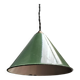 Suspension cone enamelled sheet metal