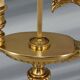 Directoire Style Gilt Solid Bronze Bouillotte Lamp "Lucien Gau"