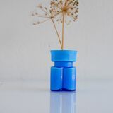 Mid-century modern Scandinavian art glass small vase by Po Ström for Alsterfors, Sweden