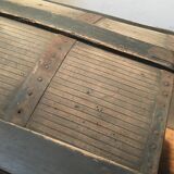 Black fabric top travel trunk