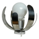 Oxar lamp by Jocelyne Trocme Design 1970 in aluminum