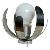 Lampe Oxar de Jocelyne Trocme Design 1970 en aluminium