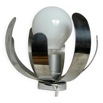 Lampe Oxar de Jocelyne Trocme Design 1970 en aluminium