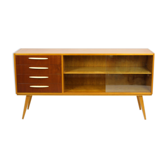 Mid-Century Birch and Mahogany Sideboard, 1960s