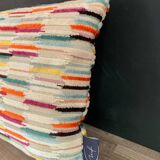 Coussin velours jacquard 30x50cm