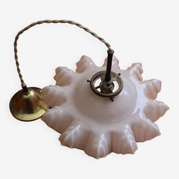 Opaline pendant light from the 60s