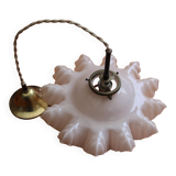 Opaline pendant light from the 60s
