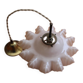 Opaline pendant light from the 60s