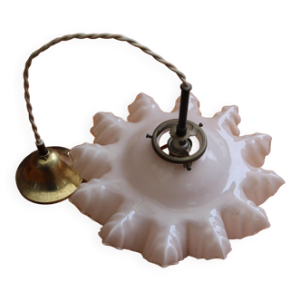 Opaline pendant light from the 60s