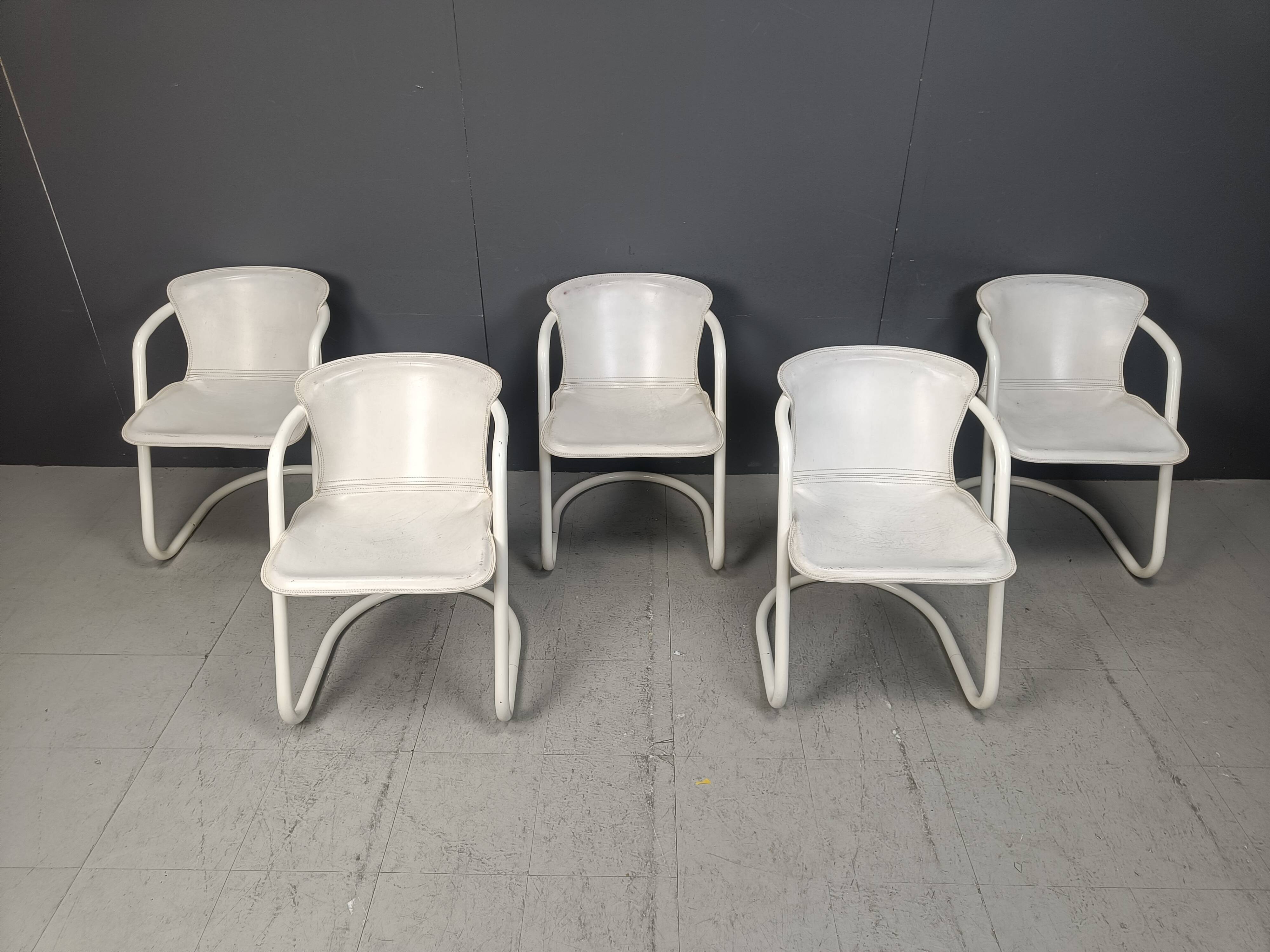 Vintage dining chairs by Metaform, set of 5 - 1970s