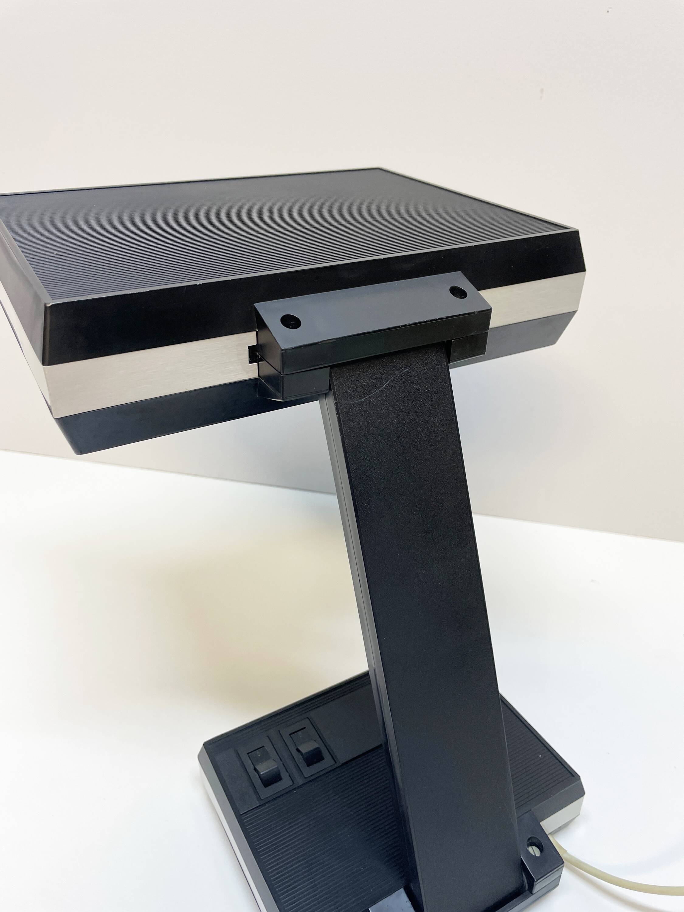 Black Polam desk lamp, 1970s.