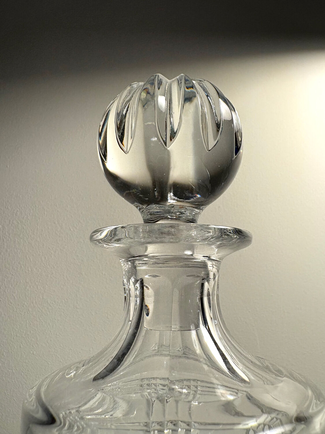 Carafe en cristal taillée Ralph Lauren