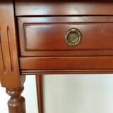 Small vintage desk/console in wood - Louis XVI style - 1 drawer