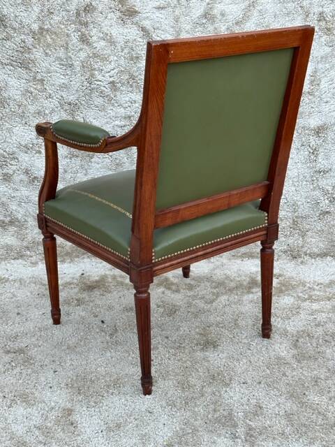 Desk and armchair