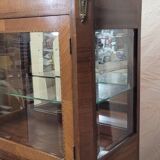 Louis XV style display case in marquetry
