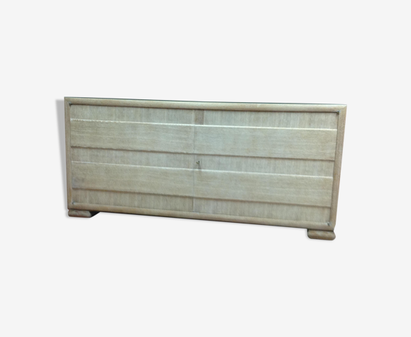 Enfilade en chêne cérusé années 50-60