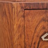 Art deco chest of drawers in walnut from the 30s