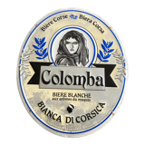 Plaque en tôle bière Colomba