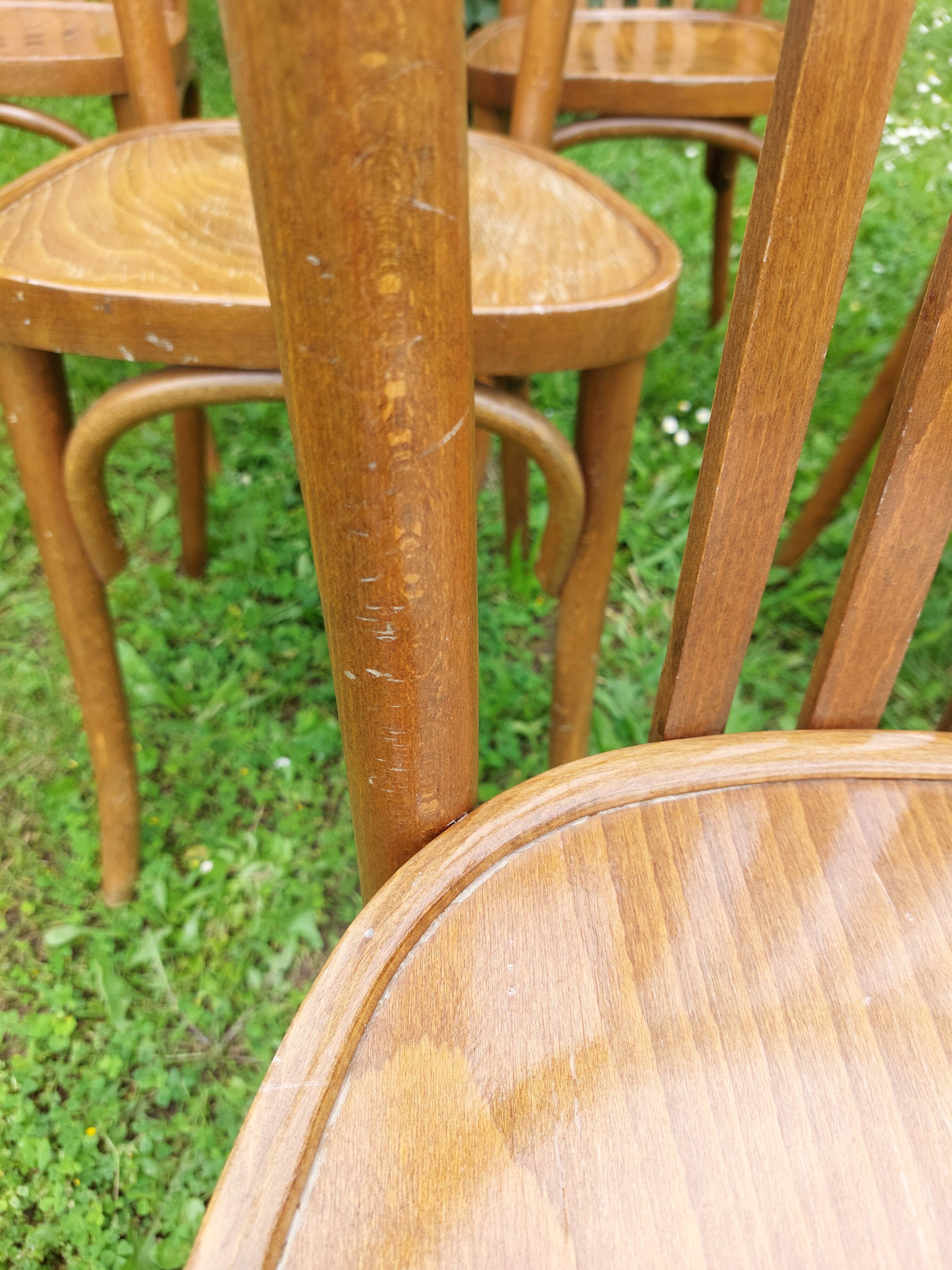 10 Baumann style bistro chairs