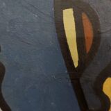 Oil painting still life Franco Prayer (1924) 60x50 cm