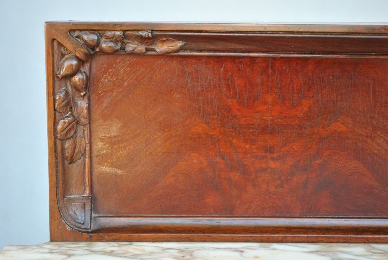 Pair of nightstands time 1900 Art nouveau
