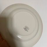Yellow Scottish pattern plate from the Digoin manufacture