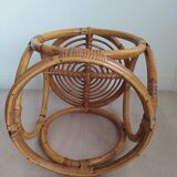 Vintage bamboo stool