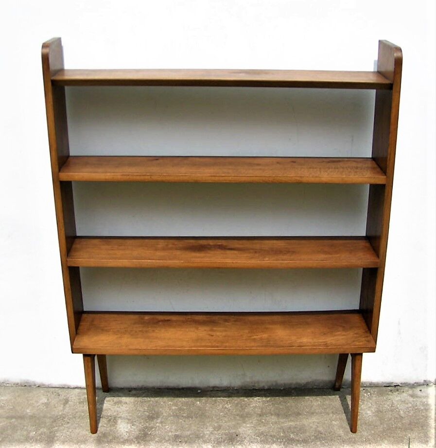 Compass foot library shelf