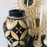 Peruvian craft terracotta vase