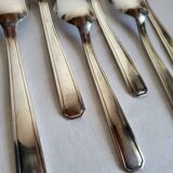 6 Silver-Plated Metal Table Spoons by DAM